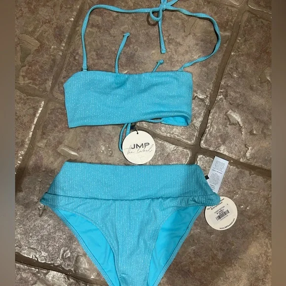 JMP the label bikini- new with tags aspen top size xs Sydney bottom s - Picture 3 of 9